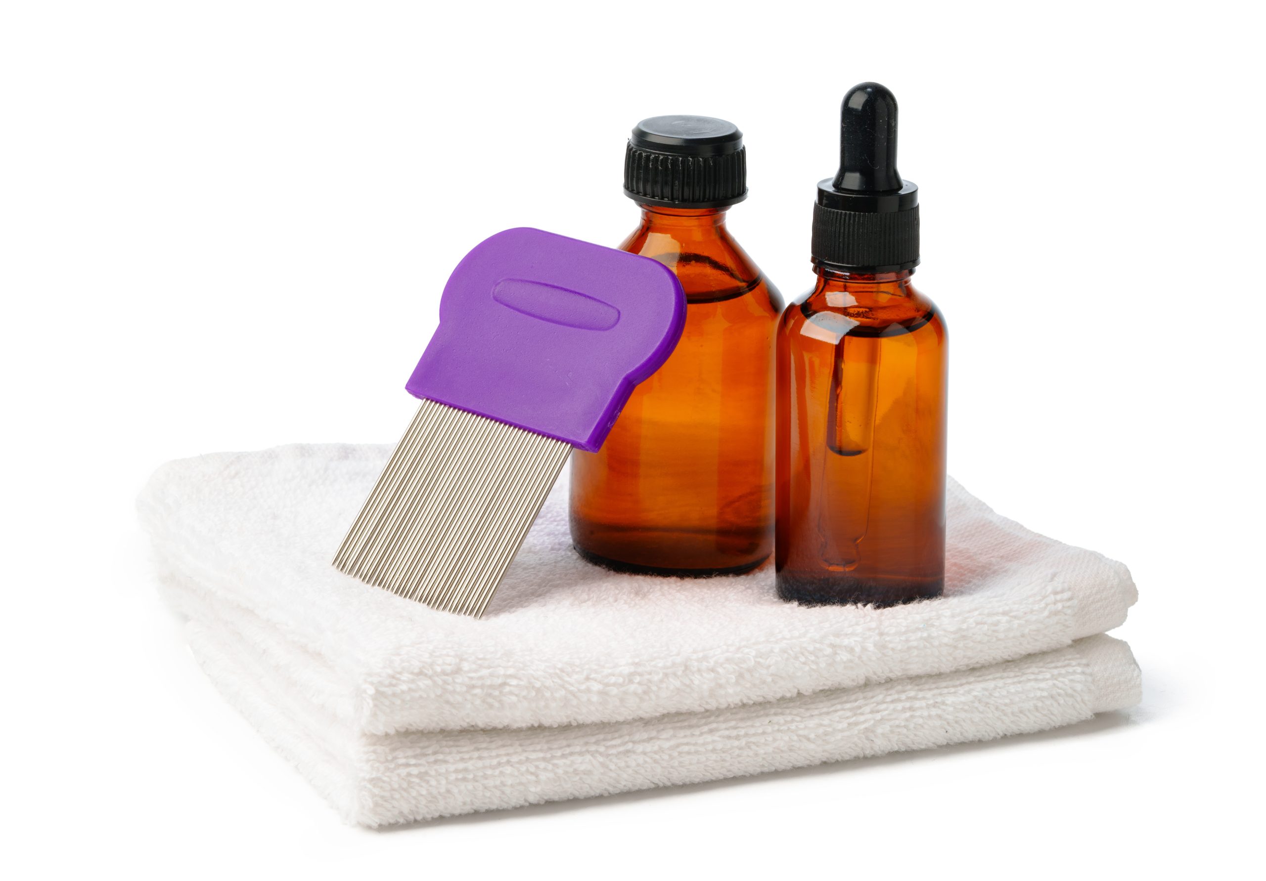 Comb and anti-lice medicine for an OTC lice treatment article